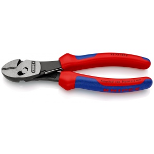 TwinForce® Sfic de taiere ultraperformant cu arc de deschidere, manşoane multicomponent, lungime 180 mm, Knipex 7372180F - Img 1
