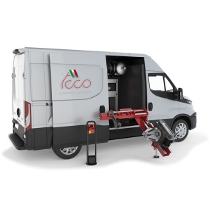 Aparat pentru service mobil de montat si demontat anvelope de camioane, Teco 500 MS