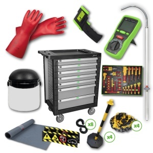 Banc de lucru mobil pentru Masini electrice / Hybrid, JBM 54233