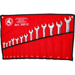 BGS 30012 Set chei combinate cu clichet capete flexibile 8 - 32 mm, 13 piese - Img 3