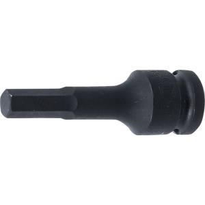 Bit Imbus de impact 10 mm, lungime 75mm, antrenare cu tubulara 1/2", BGS 5481-M10