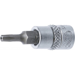 Bit Torx Plus TS15 cu gaura, antrenare cu tubulara 1/4", BGS 5184-TS15