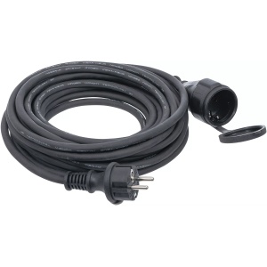 Cablu prelungitor 10 m, 3 x 1,5 mm², BGS 3364 - Img 1