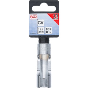 Cap cheie tubulara 13 mm speciala cu fanta, antrenare 3/8", BGS 70988-13 - Img 3