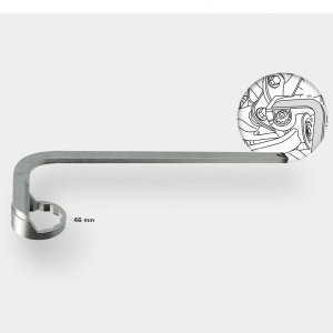 Cheie pentru filtru de ulei pentru cuplaje Haldex, 46 mm, Brilliant Tools BT716000 - Img 2