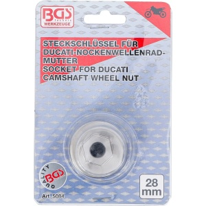 Cheie pentru piulita axa cu came Ducati, 28 mm, BGS 5084 - Img 2