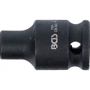 Cheie tubulară de impact, 6 colțuri, 6,3 mm (1/4"), 4,5 mm, B-7295 - Img 2