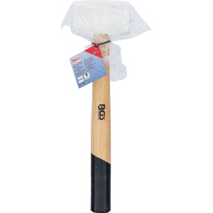 Ciocan de cauciuc | coadă Hickory | cap alb | Ø 48 mm | 250 g, BGS 70138 - Img 6