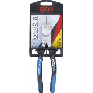 Cleşte de forţa cu taiere laterala, pentru coarda de pian, lungime 200 mm, BGS 671 - Img 4