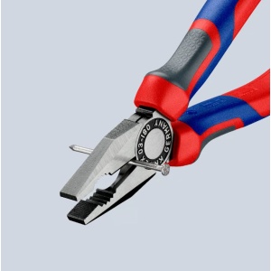Cleste patent combinat vopsit negru cu manşoane multicomponent, lungime 180 mm, Knipex 302180 - Img 6
