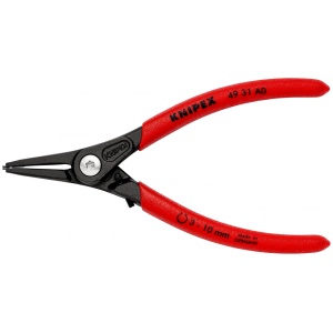 Cleste pentru inele de siguranta de exterior cu protecţie la supraintindere, lungime 140 mm, Knipex 4931A0 - Img 3