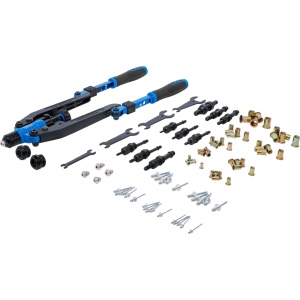 Cleste pentru pop-nituri 3.2 - 4 - 4.8 - 6 - 6.4 mm si piulite-nit standard M4, M5, M6, M8, M10 si M12, BGS 74579 - Img 3