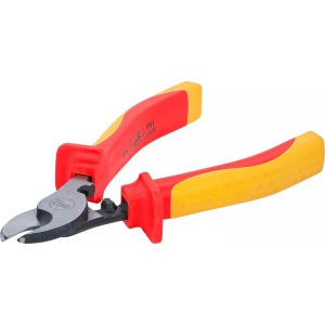 Cleste pentru taiat cabluri cu manere izolate VDE, lungime 150 mm, BGS 35884 - Img 3