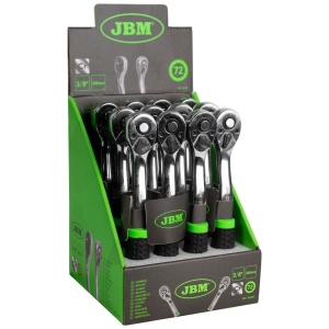 Clicket reversibil cu patrat de actionare 3/8', JBM 54023 - Img 4