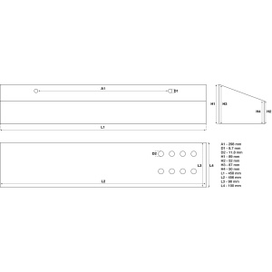 Compartiment aşezare pentru carucior atelier, pentru BGS 2001, 4204, 4205, 4206, BGS 2001-7 - Img 5