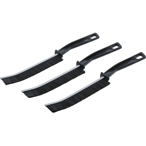 Complect de perii pentru colțuri cu peri duri, lungime 230 mm, 3 piese, BGS 50915