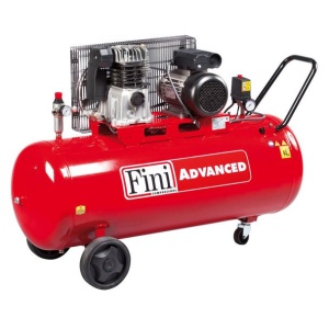 Compresor aer cu butelie 150litri,presiune max. 10bari, alimentare 230V, putere 2.2Kw-3Hp, Fini MK 103-150-3M
