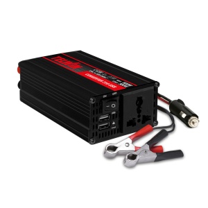 Convertor 12-230 V, putere maxima 600 W, 2 iesiri USB, CONVERTER 310 USB, Telwin 829444