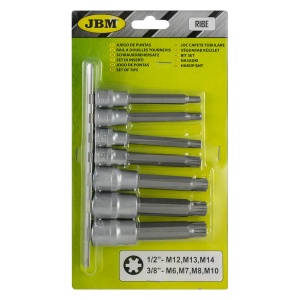 Joc capete tubulare torx ribe, JBM 50980 - Img 3