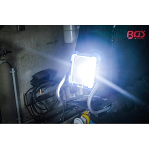 Lampă de lucru cu LED cu acumulator rabatabilă 18 V fără acumulator, BGS 7375 - Img 2