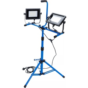 Lampa spot de lucru Duo-SMD-LED, cu stativ, 2 x 70 W, BGS 85338 - Img 6