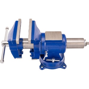 Menghină, cap rotativ 360°, plată rotativă, lățime fălci 125 mm, Condor 9477-125 - Img 2