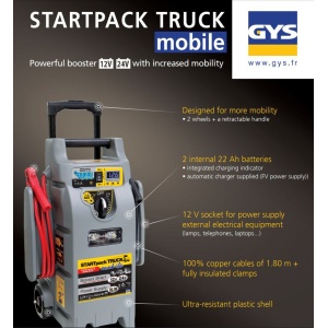 Robot de pornire STARTPACK TRUCK MOBILE, GYS 026025 - Img 3