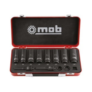 Set 10 Capete impact lungi 1/2" +accesorii Mob&Ius 9222010501