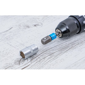 Set adaptoare pentru maşini de gaurit, antrenare 6,3 mm (1/4"), 10 mm (3/8"), 12,5 mm (1/2"), hexagon interior 6,3 mm (1/4") 4 piese, DIY 20814 - Img 2