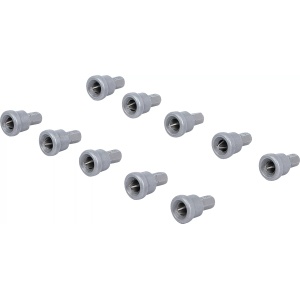 Set biti cu opritor pe adancime pentru placi din gips-carton, antrenare hexagon exterior 6,3 mm (1/4") crestatura in cruce PH2, 10 piese, BGS DIY 50408