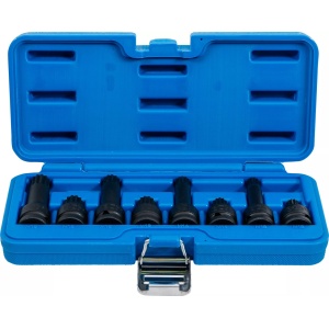 Set biti Spline (XZN) M12 - M14 - M16 - M18, antrenare 1/2", 8 piese, BGS 5381 - Img 1