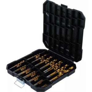 Set burghie spiralate HSS, 1,5 - 10 mm, 92 piese, B-74592 - Img 3