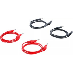 Set cabluri testare 4 mm pentru multimetru, lungime 1 m, 4 piese, BGS 8937 - Img 2