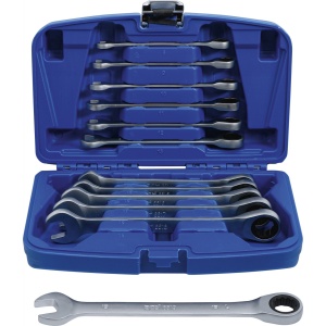 Set chei combinate cu clicket, 45157 mm, 12 piese, BGS 6541