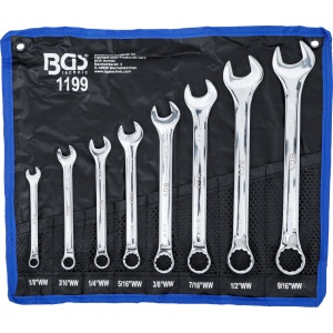 Set chei combinate WHITWORTH, 8 piese, BGS 1199