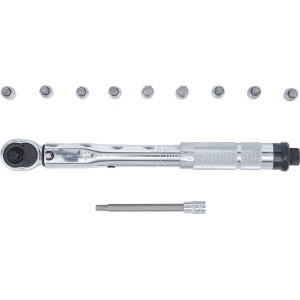 Set chei dinamometrice 6,3 mm (1/4"), 2 - 24 Nm, 11 piese, DIY 72118 - Img 5