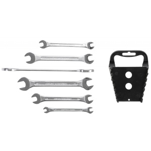 Set chei fixe duble, 6x7 - 17x19 mm, 6 piese, BGS 1179