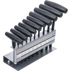 Set chei Imbus in Inch 3/32"-3/8" cu maner T, 10 piese, BGS DIY 7099 - Img 1
