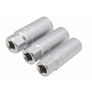 Set chei pentru bujii in 12 colturi, 14 - 16 - 18 mm cu antrenare 10 mm (3/8")mm, 3 piese Asta A-3SP38 - Img 4