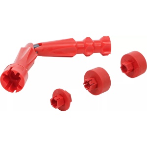 Set chei pentru montat vas de WC | 6mm, 10mm + 3 adaptoare | 4 piese, BGS 9599 - Img 4