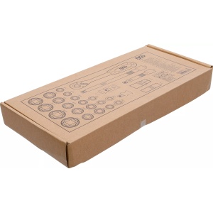 Set chei tubulare dimensiuni în Inch 5/16" - 1,1/4" cu antrenare 1/2", 27 piese, BGS 74607 - Img 3