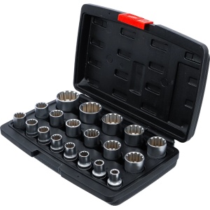 Set chei tubulare Gear Lock | 12,5 mm (1/2") | 19 piese, BGS 95101 - Img 3