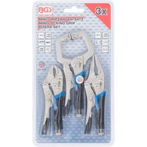 Set clesti autoblocanti de dimensiuni reduse 110, 130, 135mm, 3 piese, BGS 4499 - Img 4