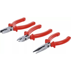 Set clesti combinati cu manere acoperite cu mansoane de plastic, lungime 150 mm, 3 piese, BGS DIY 70054 - Img 2