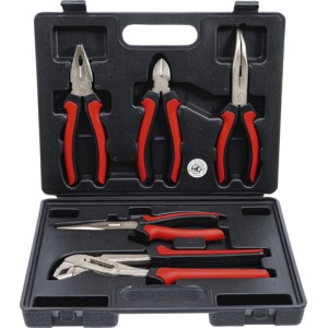 Set clesti si patenti combinati cu manere izolate, 5piese, BGS DIY 330 - Img 1