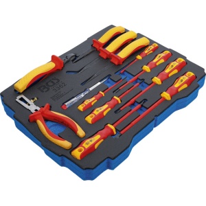 Set cleşti / şurubelniţe VDE in termoformat, 13 piese, BGS 3352 - Img 2