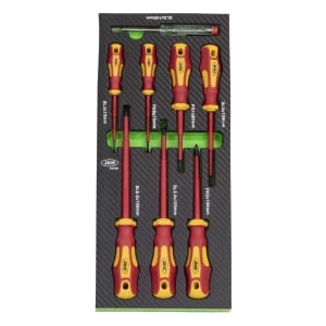 Set de 8 surubelnite izolate , modul eva in fibra de carbon, JBM 15162 - Img 1
