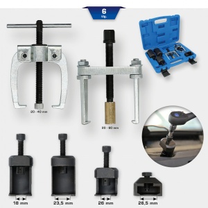 Set de extragere a bratului stergatorului de parbriz, 6 buc, Brilliant Tools BT681050 - Img 4