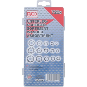 Set de saibe cu forme si dimensiuni diferite, 720 piese, BGS 8113 - Img 3