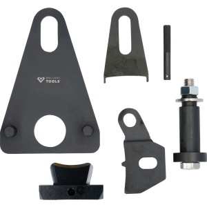 Set de scule pentru blocarea volantei si fuliei curelei arborelui cotit si separarea capacului frontal pentru Renault, Nissan, Brilliant Tools BT594610